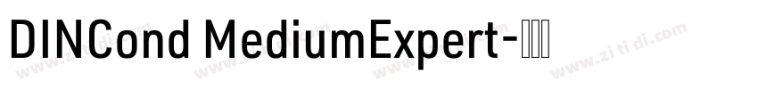DINCond MediumExpert字体转换